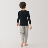 キッズ　あったか綿　クルーネック長袖Ｔシャツ