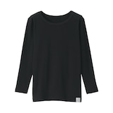 キッズ　あったか綿　クルーネック長袖Ｔシャツ
