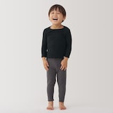 ベビー　あったか綿　クルーネック長袖Ｔシャツ