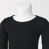 ベビー　あったか綿　クルーネック長袖Ｔシャツ