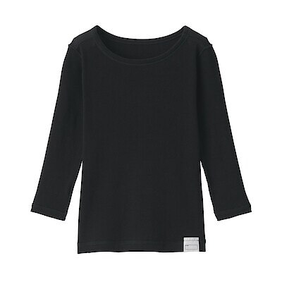 ベビー　あったか綿　クルーネック長袖Ｔシャツ