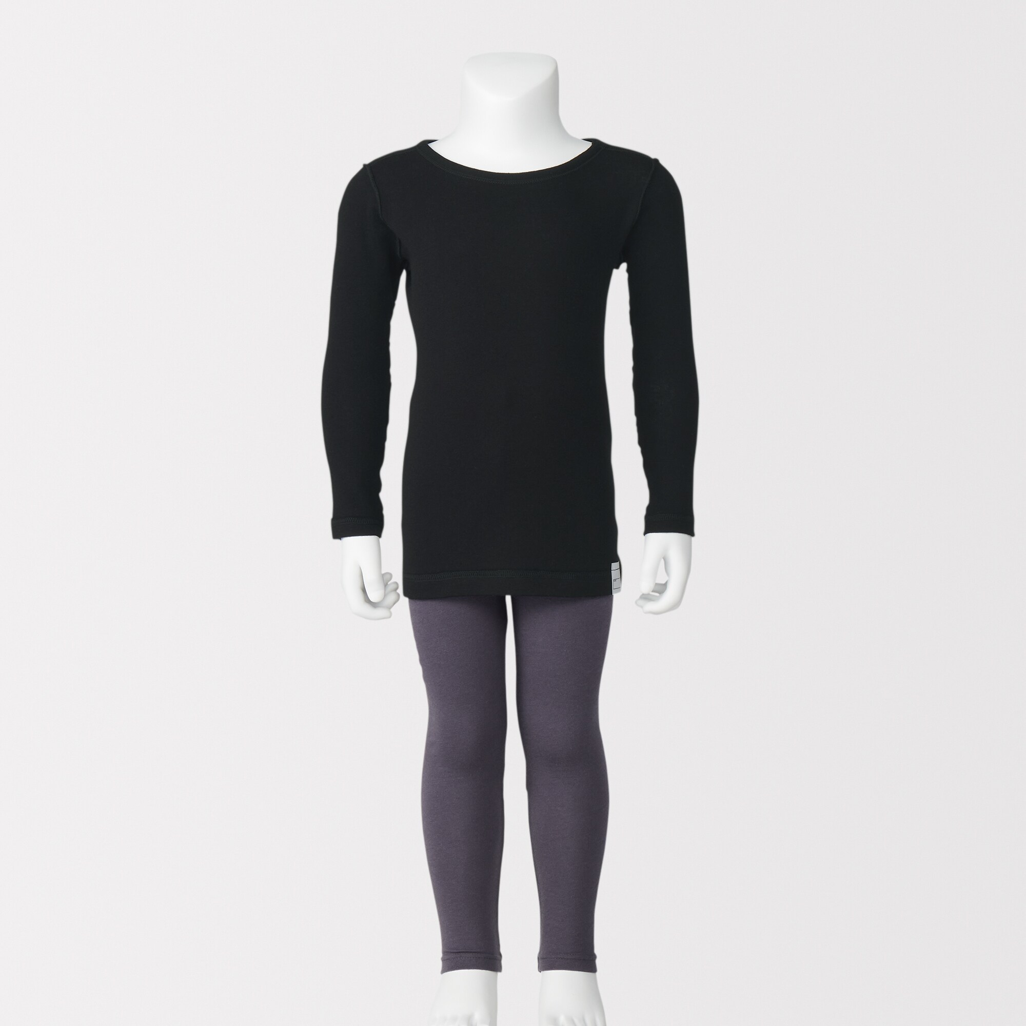 ベビー　あったか綿　クルーネック長袖Ｔシャツ