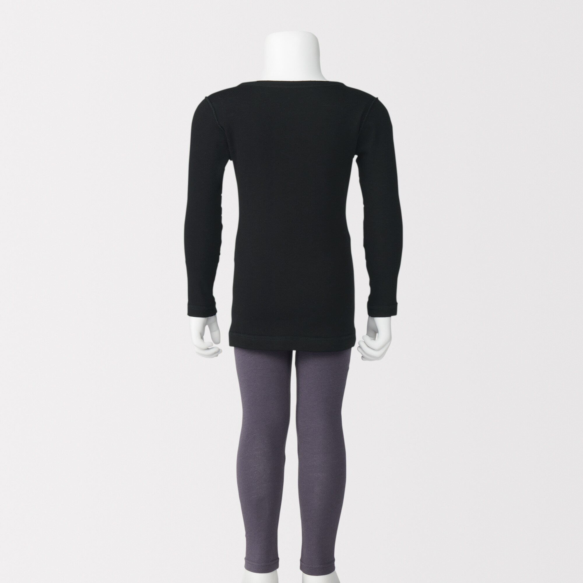 ベビー　あったか綿　クルーネック長袖Ｔシャツ