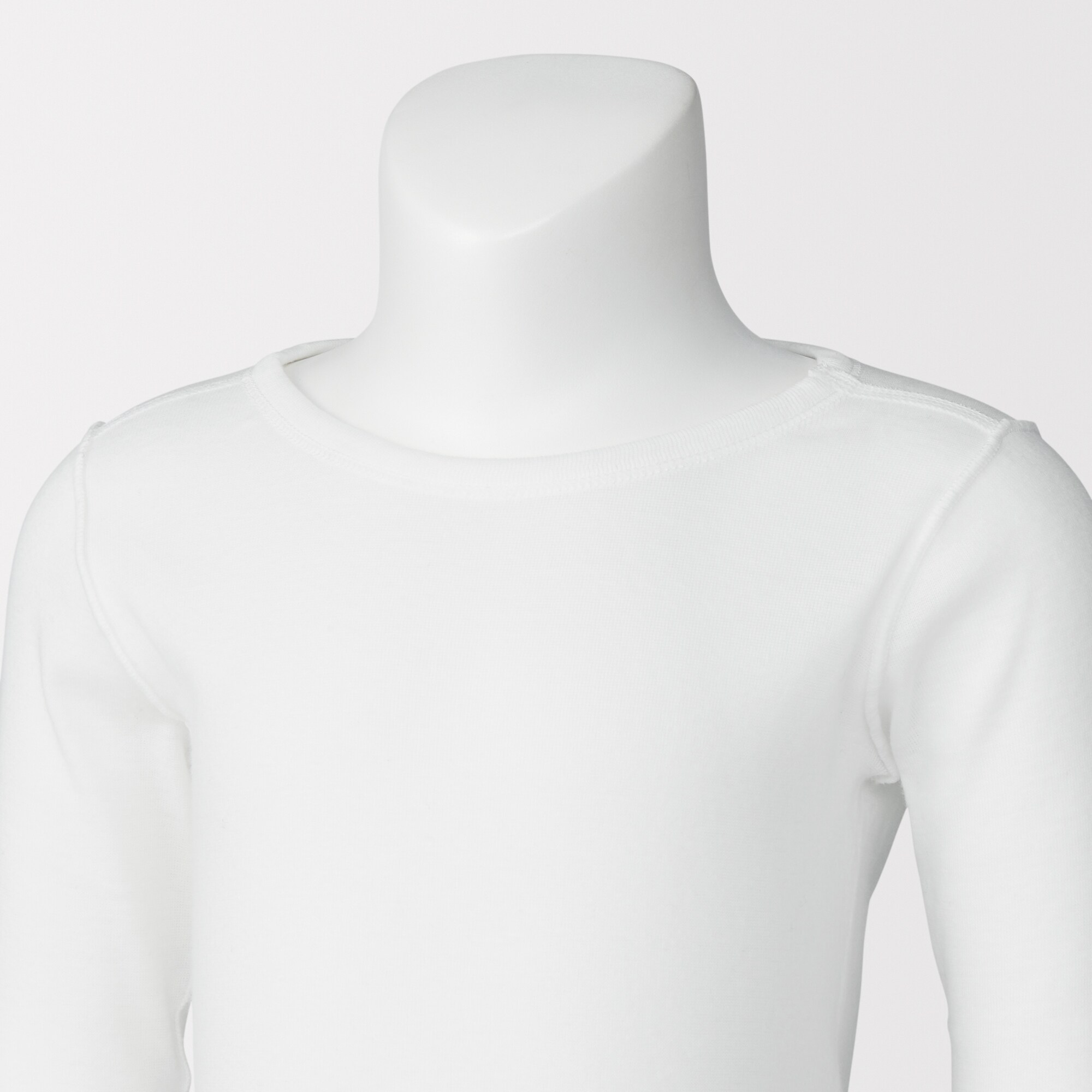ベビー　あったか綿　クルーネック長袖Ｔシャツ
