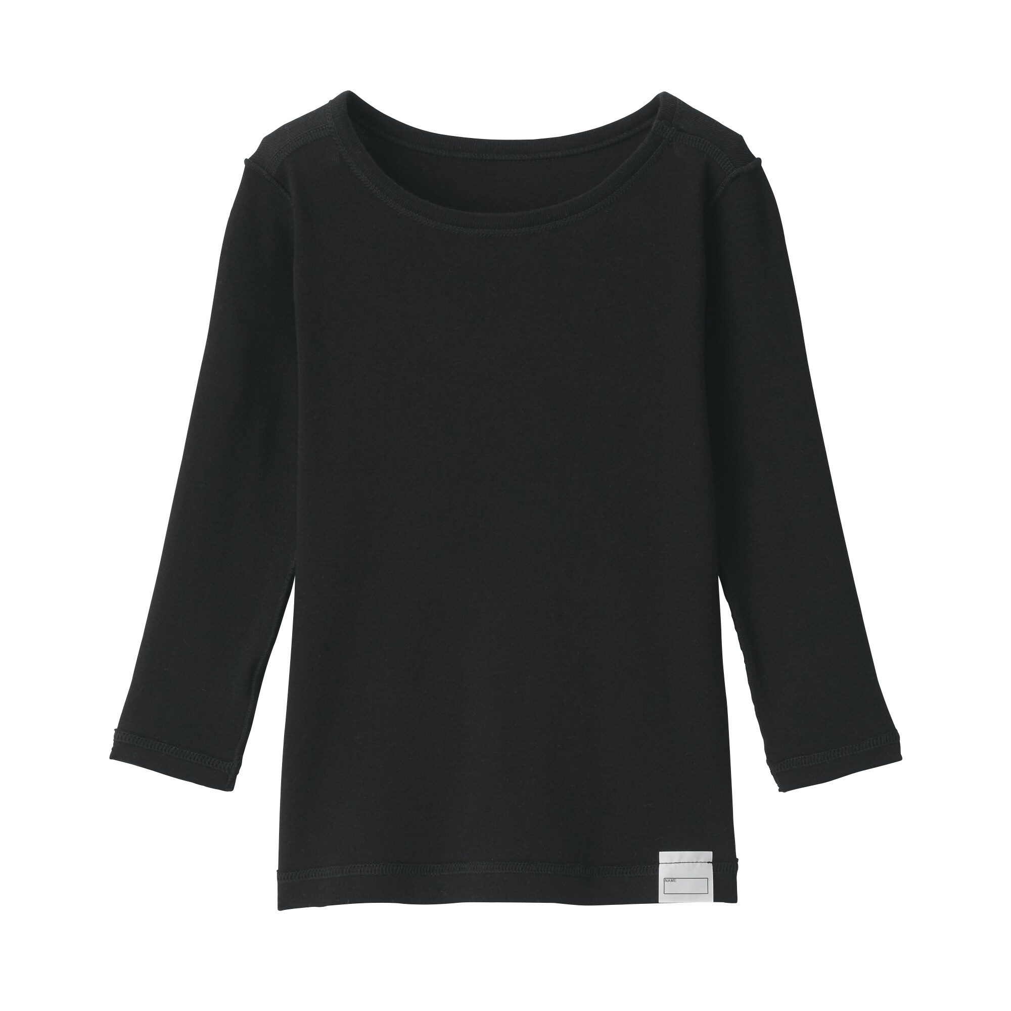 ベビー　あったか綿　クルーネック長袖Ｔシャツ
