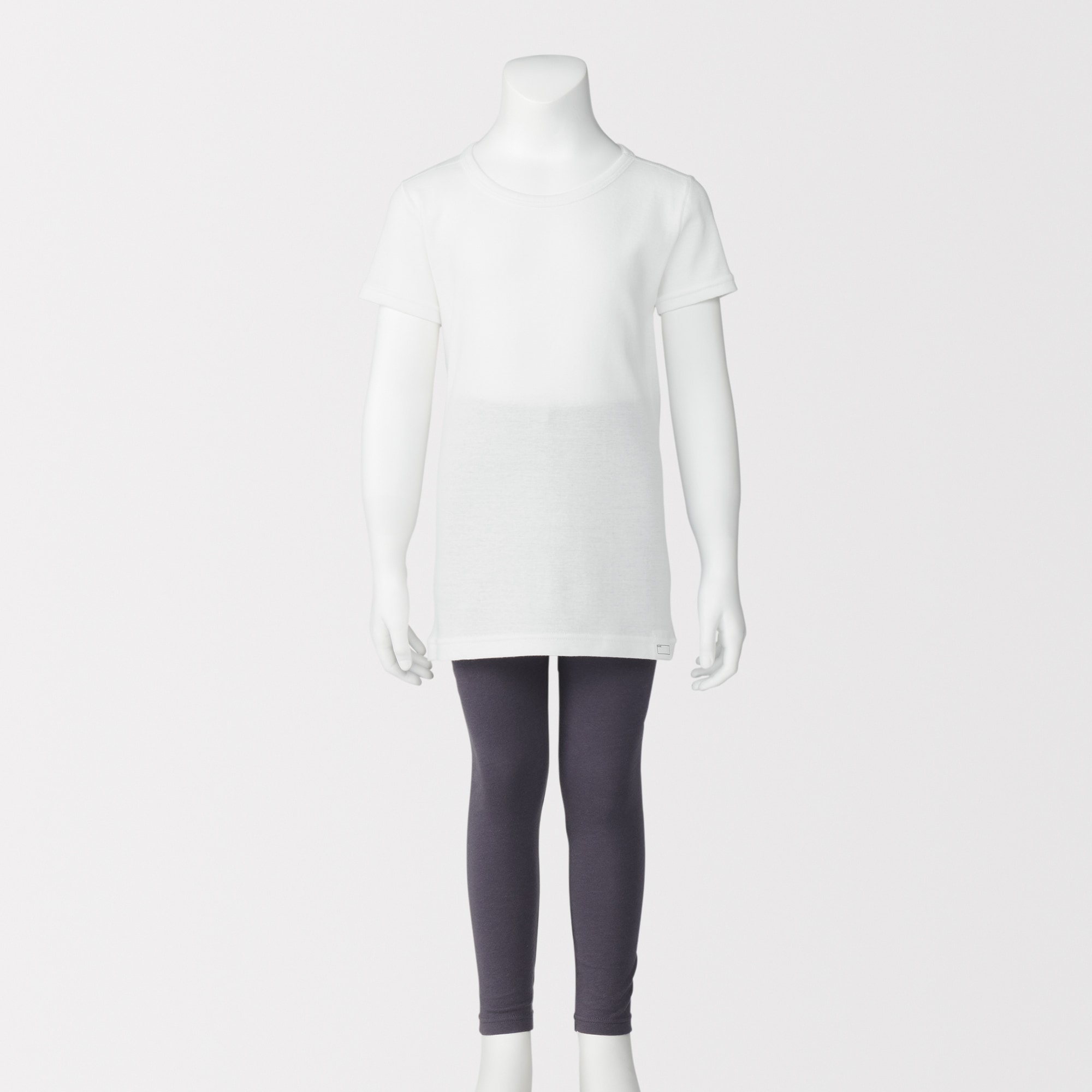 キッズ　あったか綿　クルーネック半袖Ｔシャツ