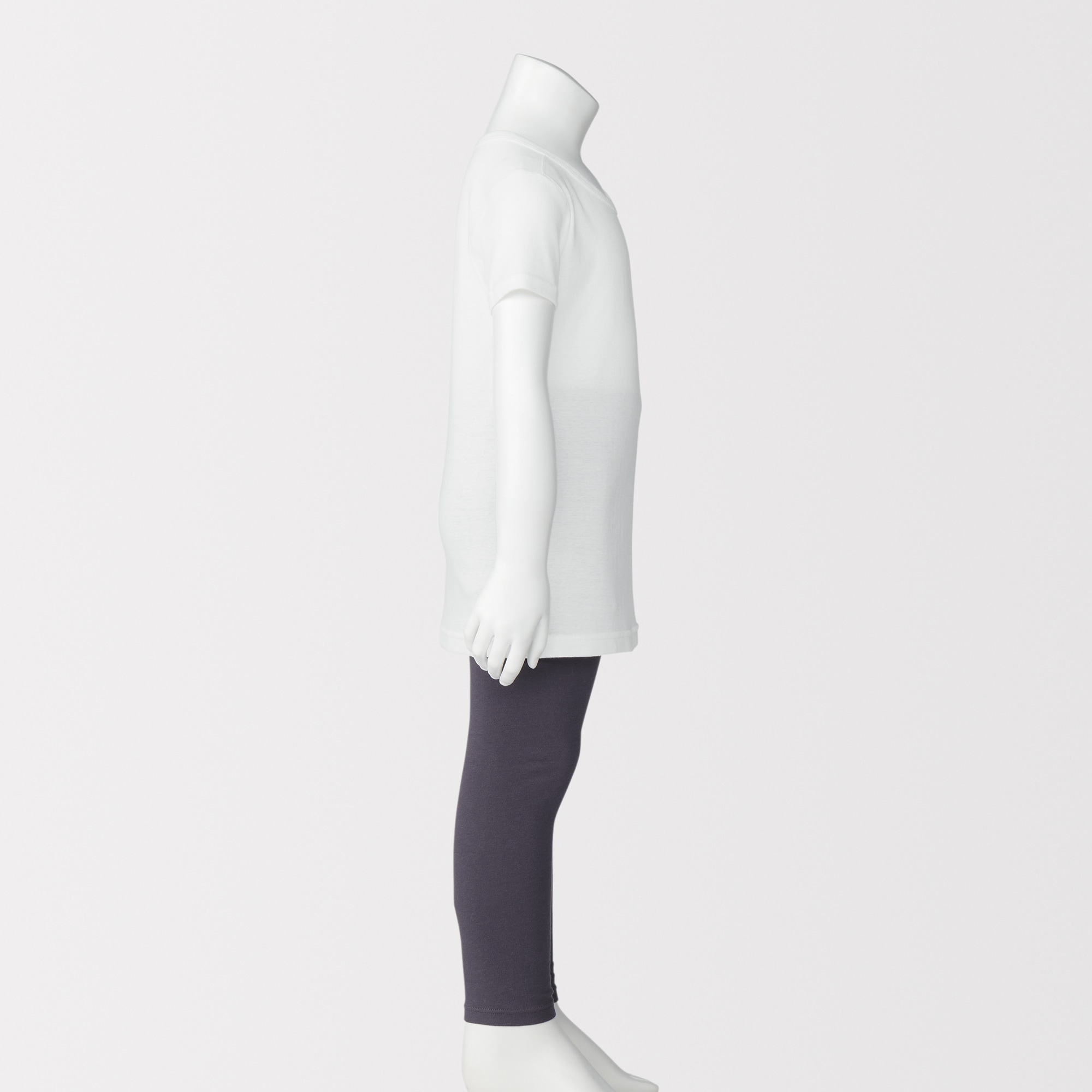 キッズ　あったか綿　クルーネック半袖Ｔシャツ