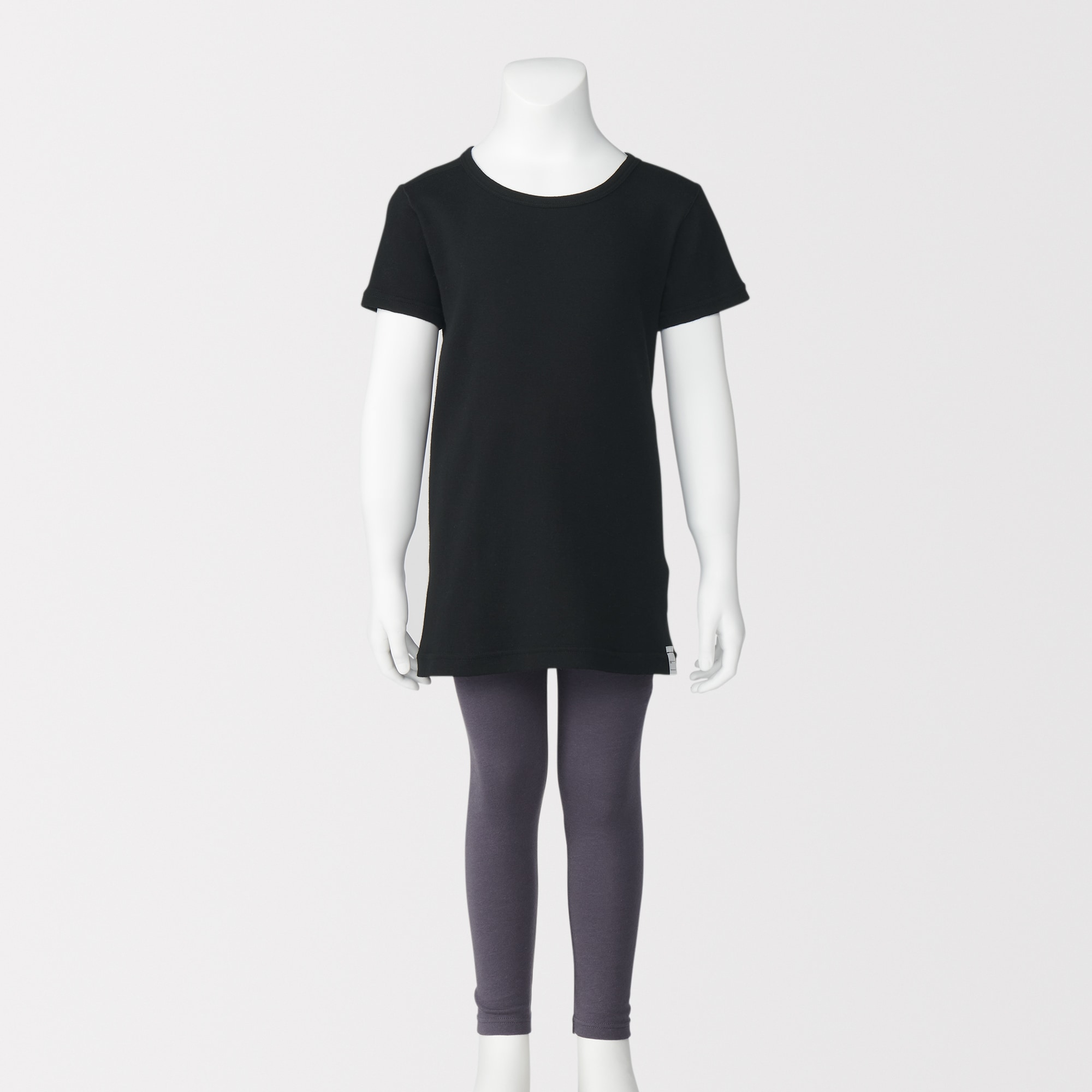 キッズ　あったか綿　クルーネック半袖Ｔシャツ