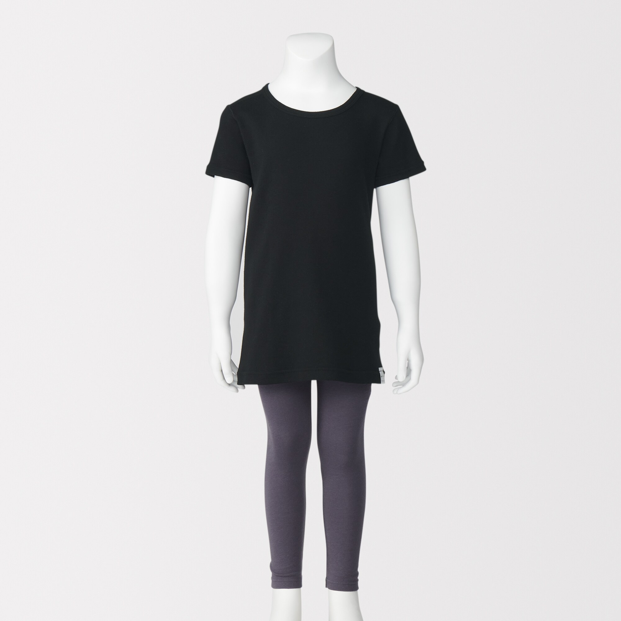 キッズ　あったか綿　クルーネック半袖Ｔシャツ