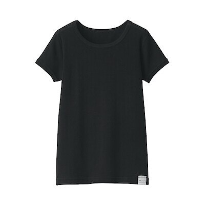 キッズ　あったか綿　クルーネック半袖Ｔシャツ