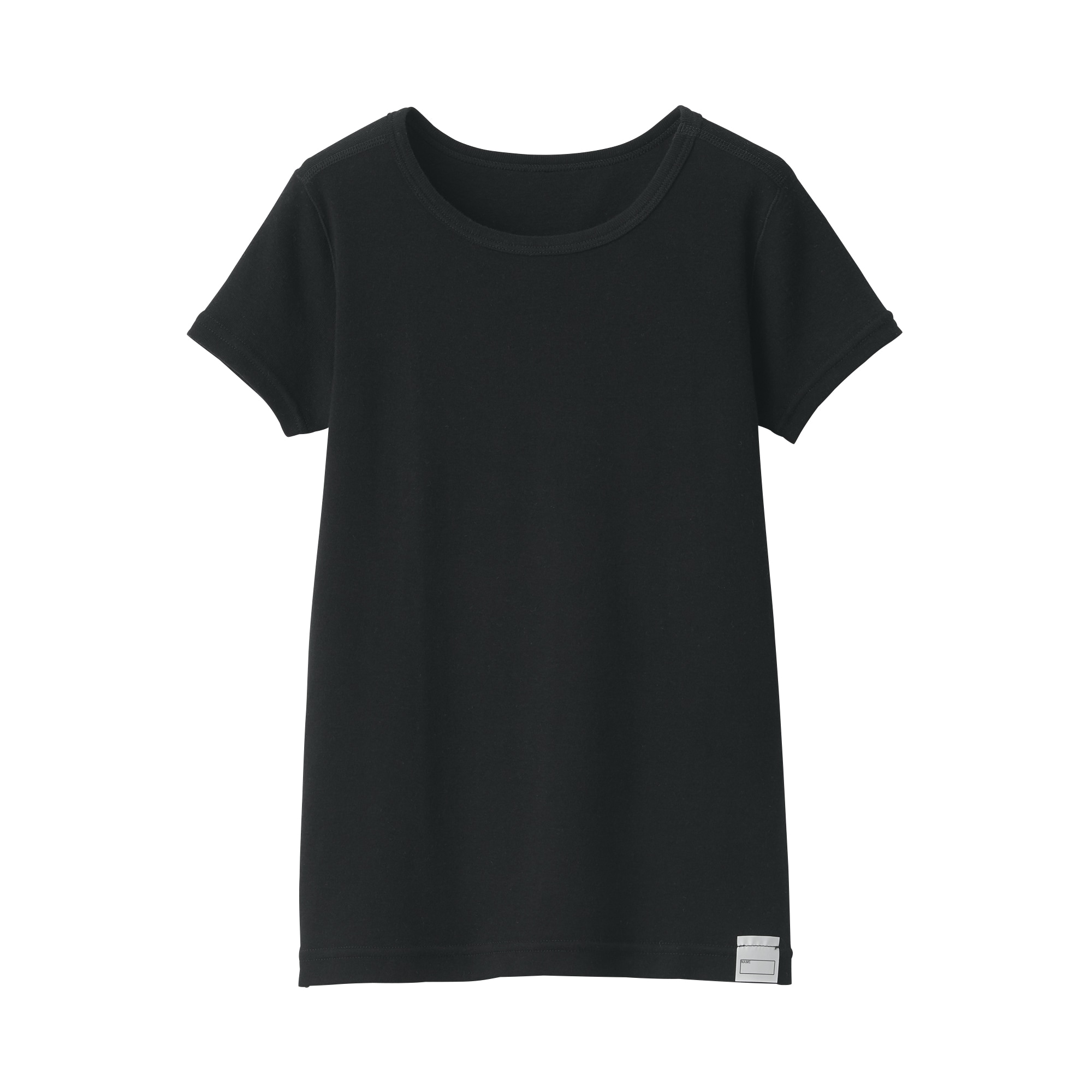 キッズ　あったか綿　クルーネック半袖Ｔシャツ