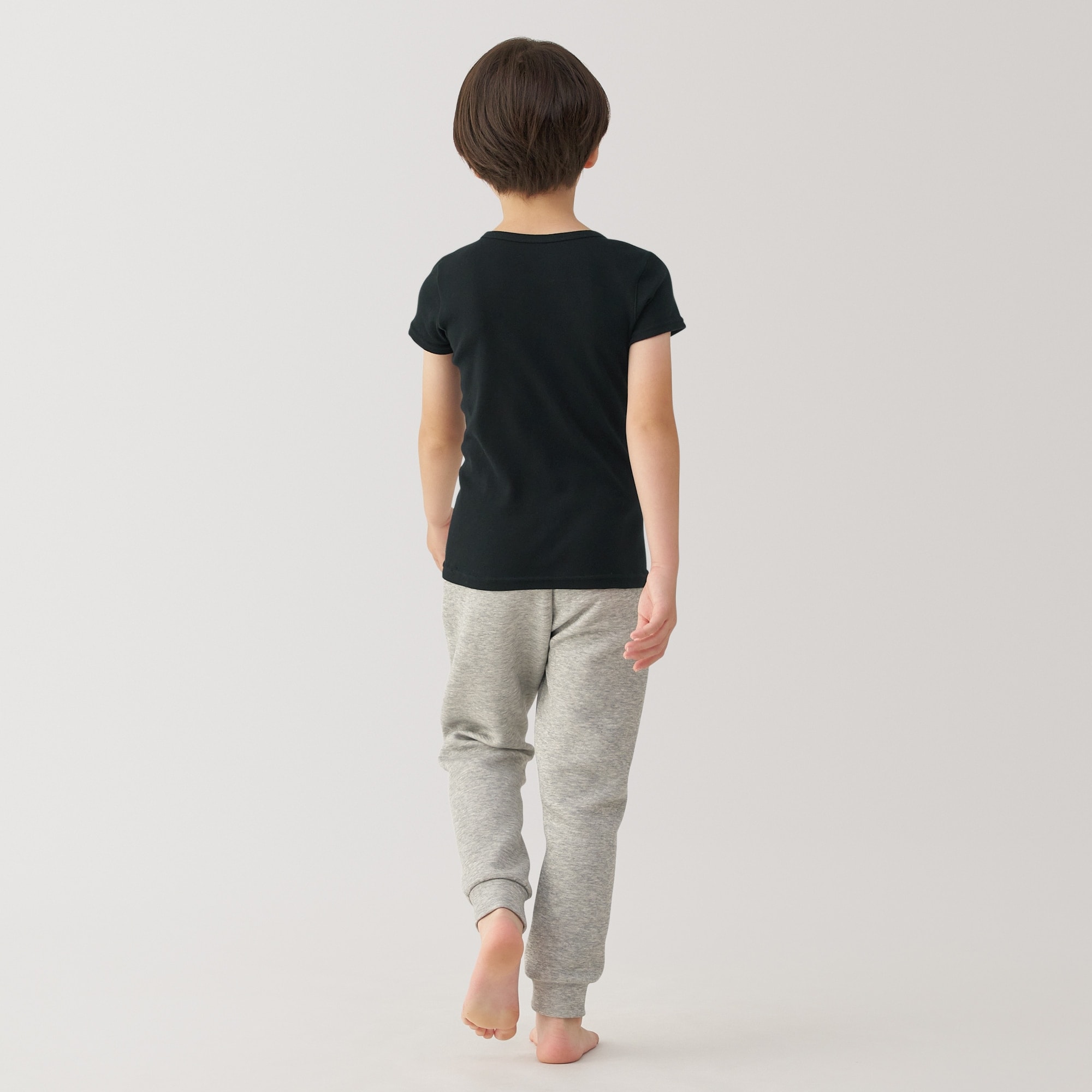 キッズ　あったか綿　クルーネック半袖Ｔシャツ