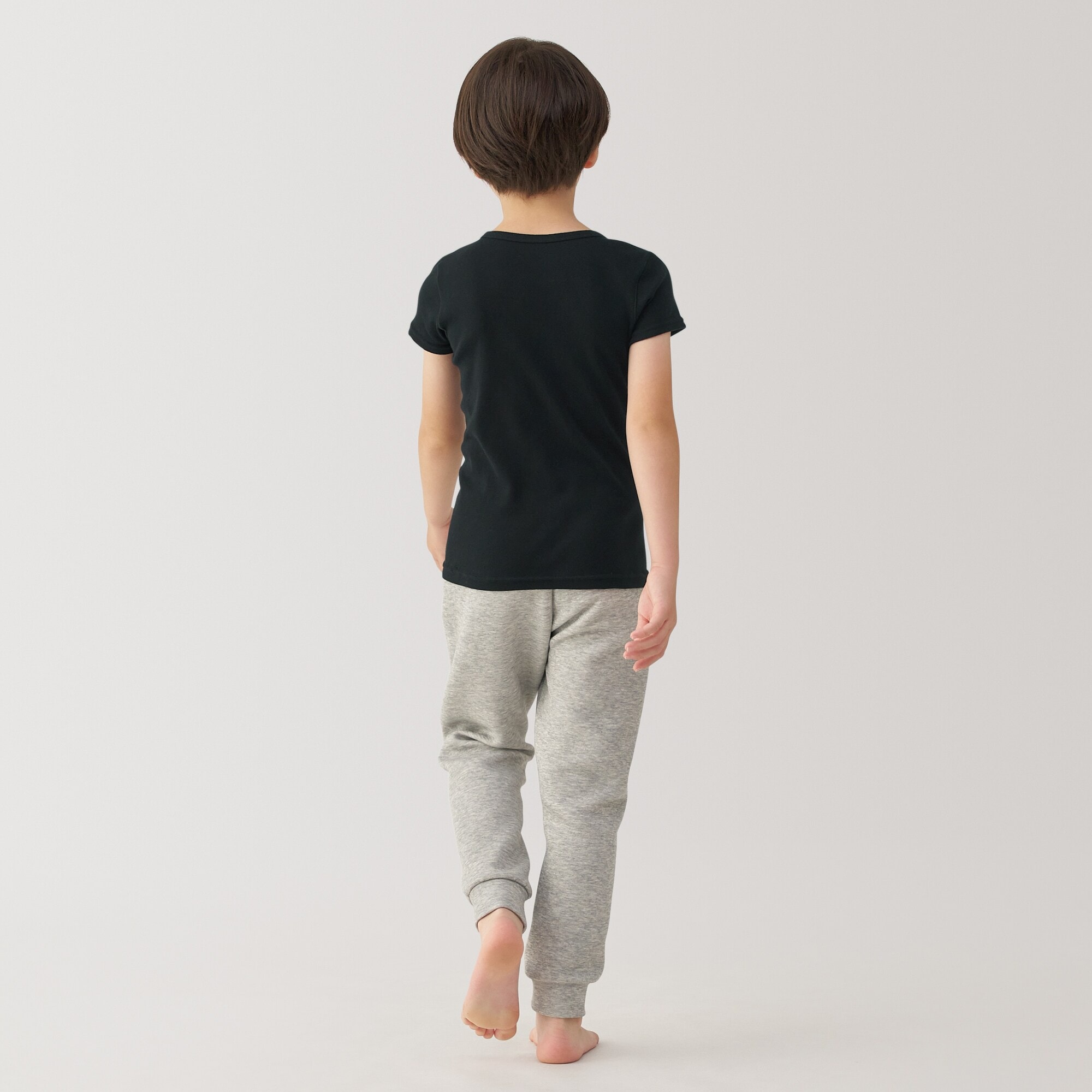 キッズ　あったか綿　クルーネック半袖Ｔシャツ