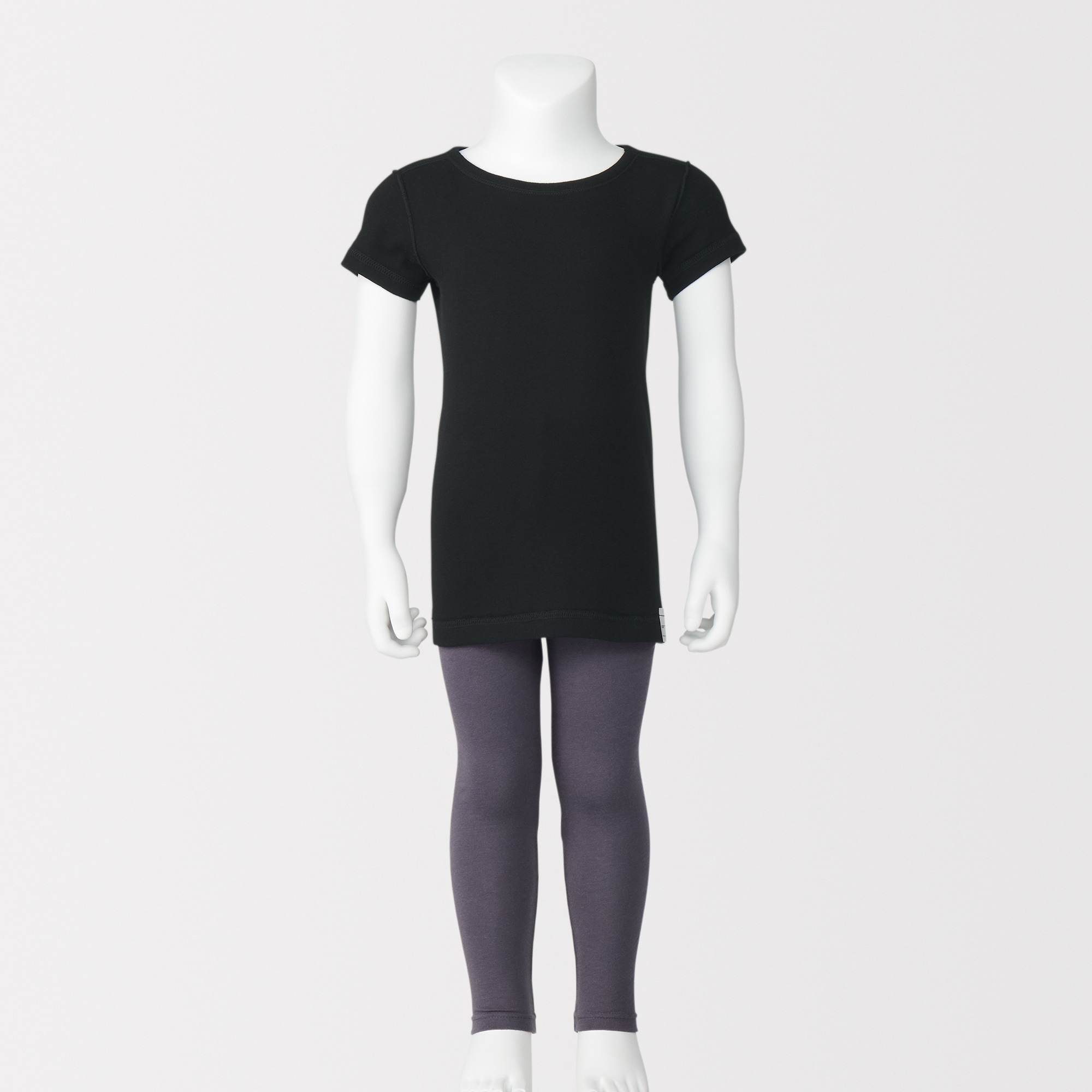 ベビー　あったか綿　クルーネック半袖Ｔシャツ