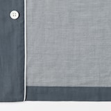 紳士　脇に縫い目のない　二重ガーゼ長袖パジャマ