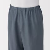 紳士　脇に縫い目のない　二重ガーゼ長袖パジャマ