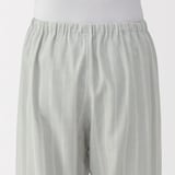 紳士　脇に縫い目のない　二重ガーゼ長袖パジャマ