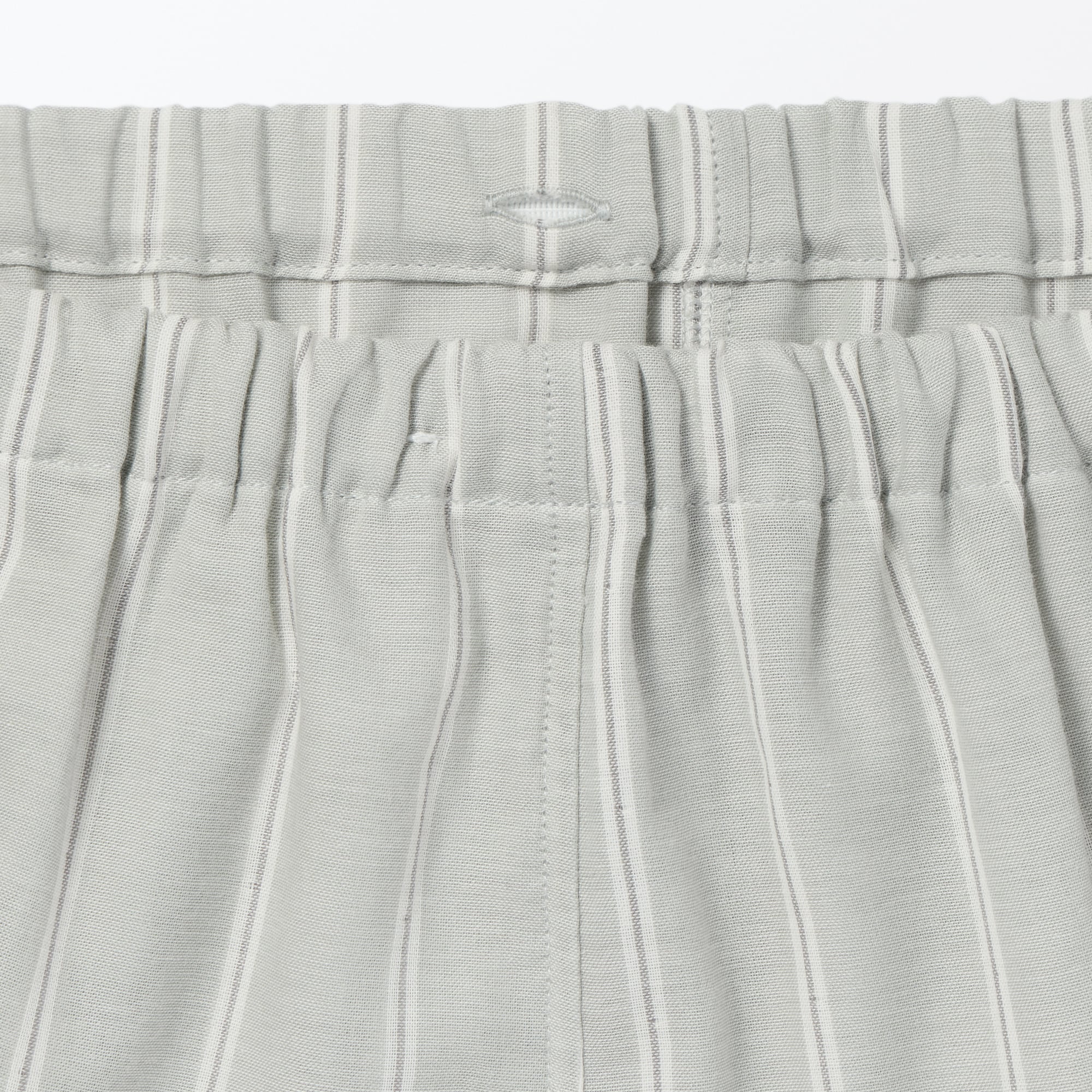 紳士　脇に縫い目のない　二重ガーゼ長袖パジャマ