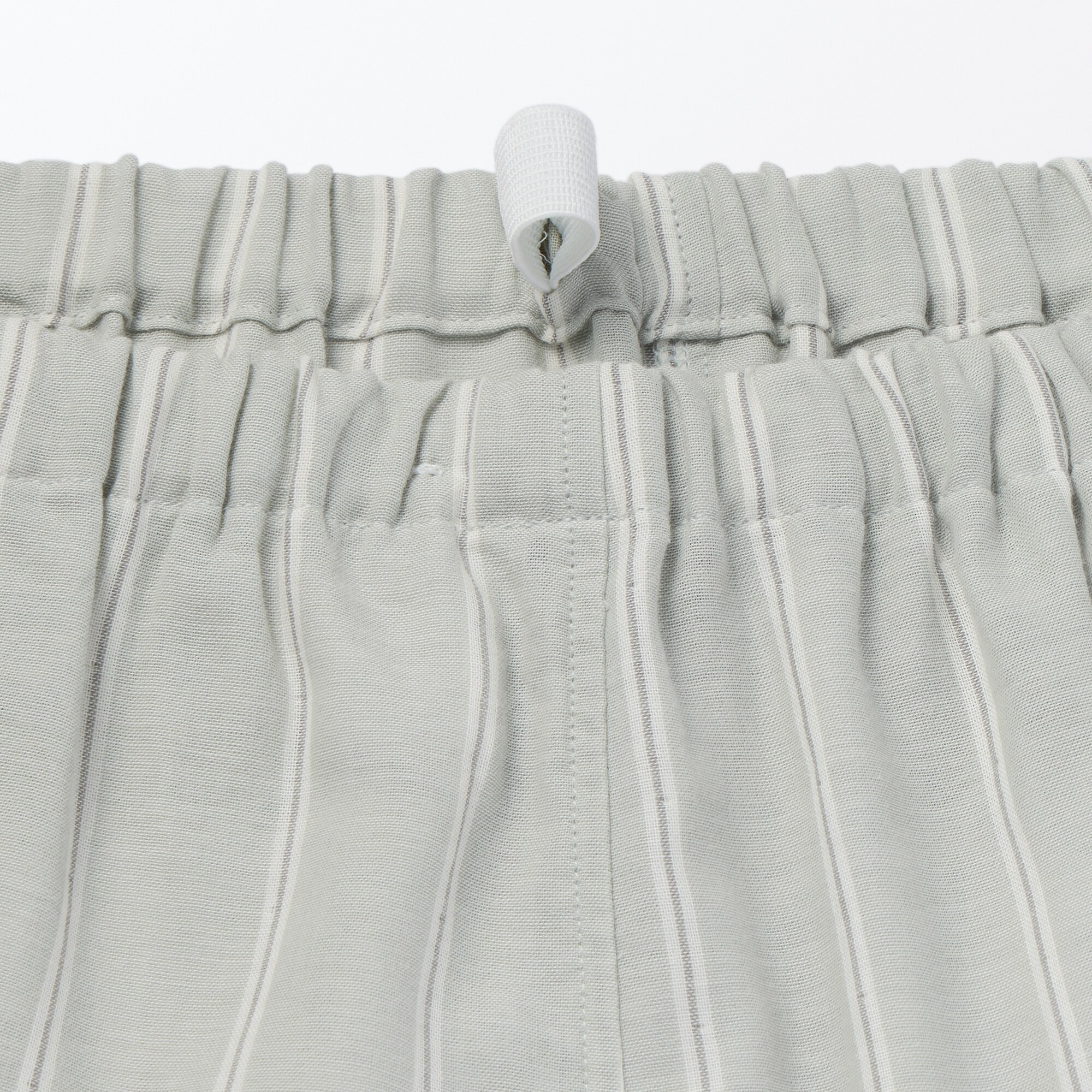 紳士　脇に縫い目のない　二重ガーゼ長袖パジャマ