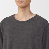 紳士　なめらかニットフリース　長袖ルームウェアセット