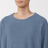 紳士　なめらかニットフリース　長袖ルームウェアセット