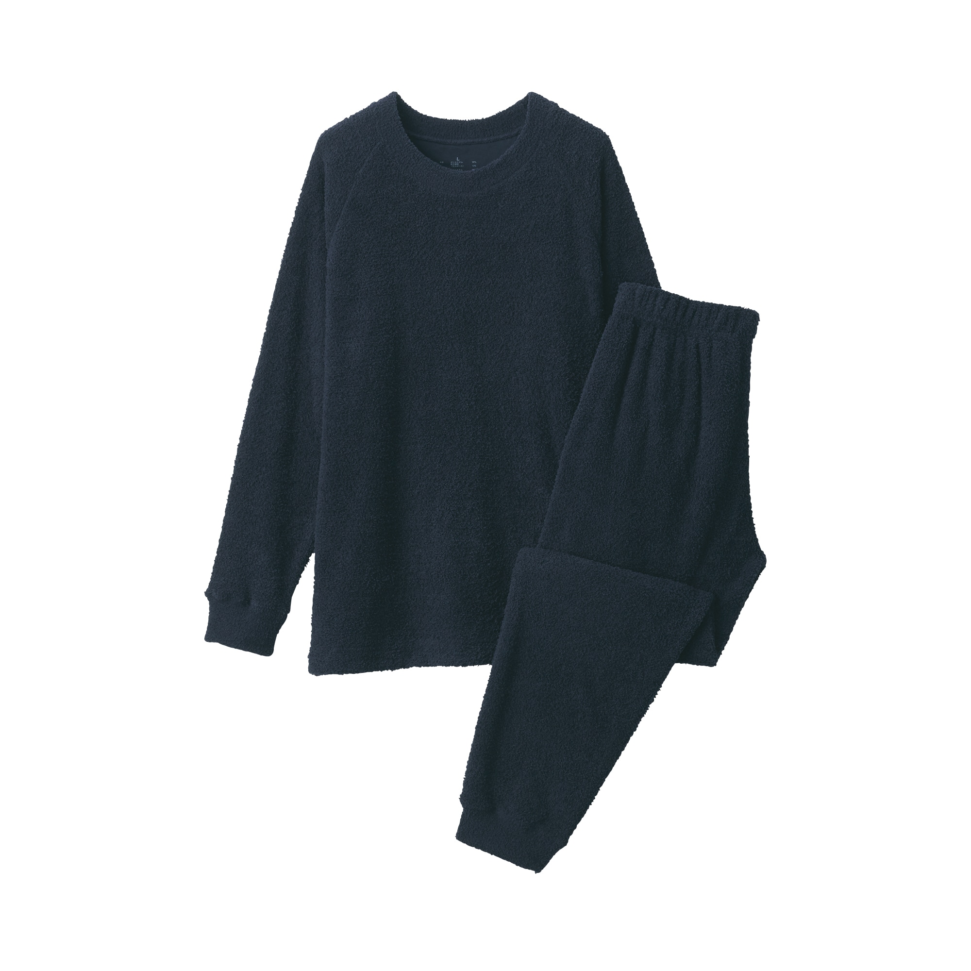 紳士　なめらかニットフリース　長袖ルームウェアセット