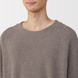 紳士　なめらかニットフリース　長袖ルームウェアセット