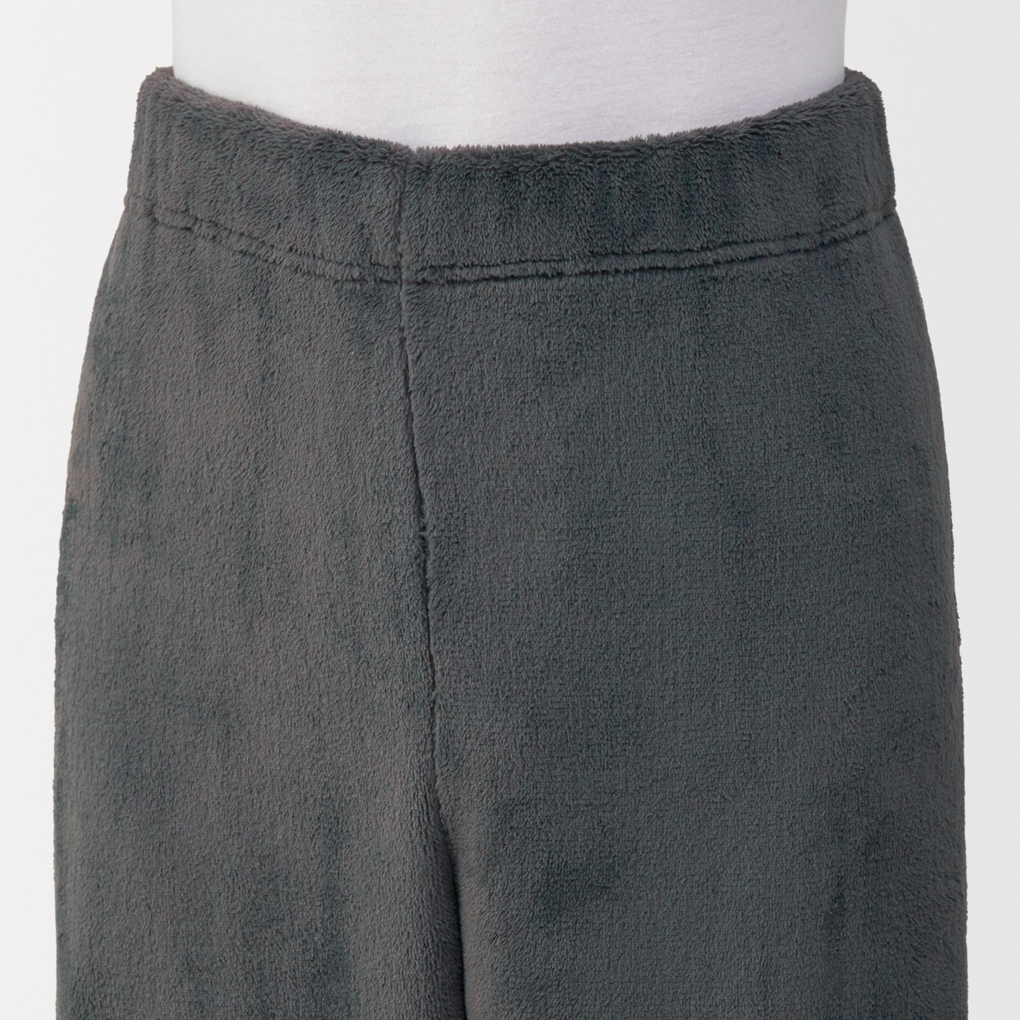 紳士 静電気が起きにくい 着る毛布 スタンドカラー長袖パジャマ | 無印良品