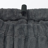 紳士　静電気が起きにくい　着る毛布　スタンドカラー長袖パジャマ