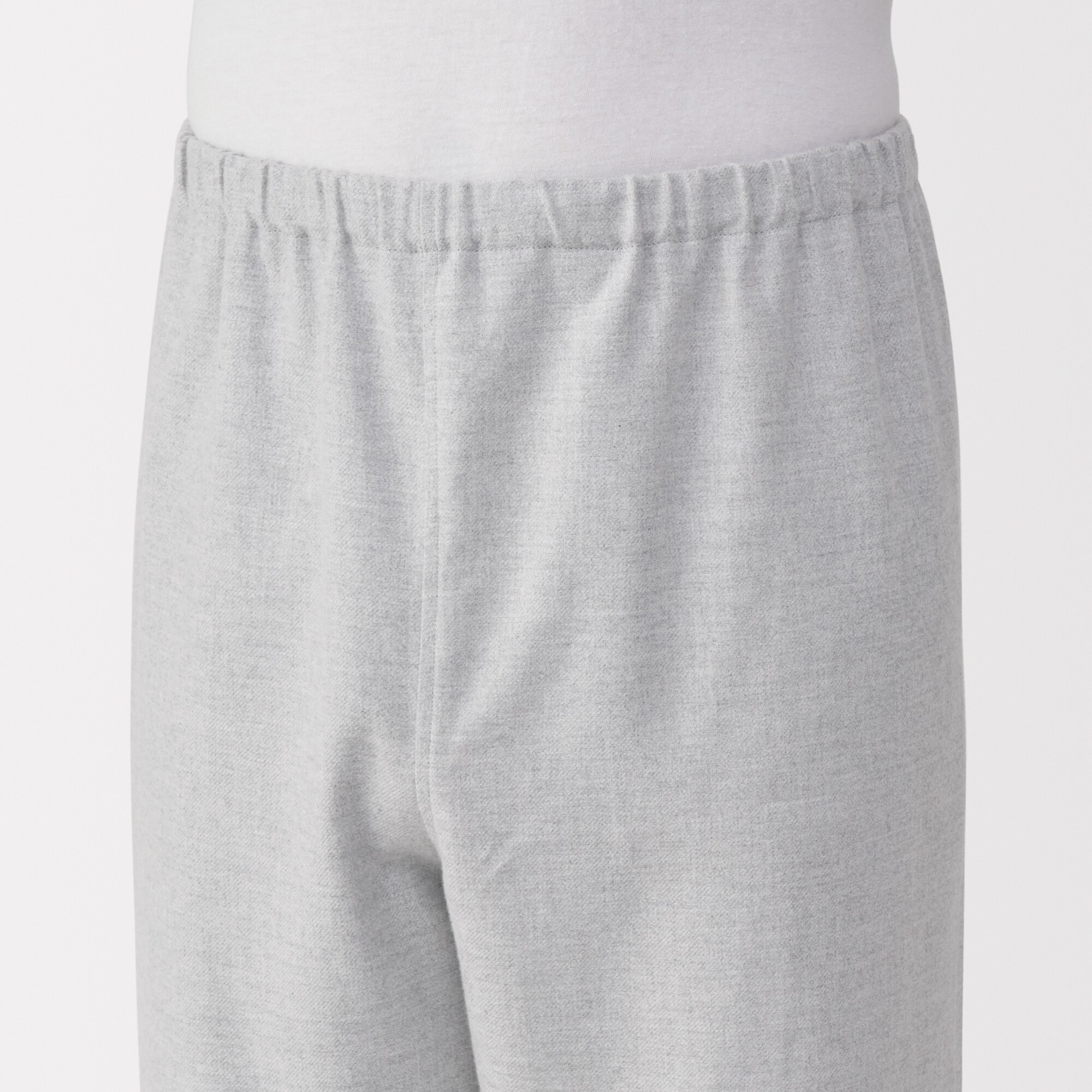 紳士 脇に縫い目のない フランネル長袖パジャマ | 無印良品