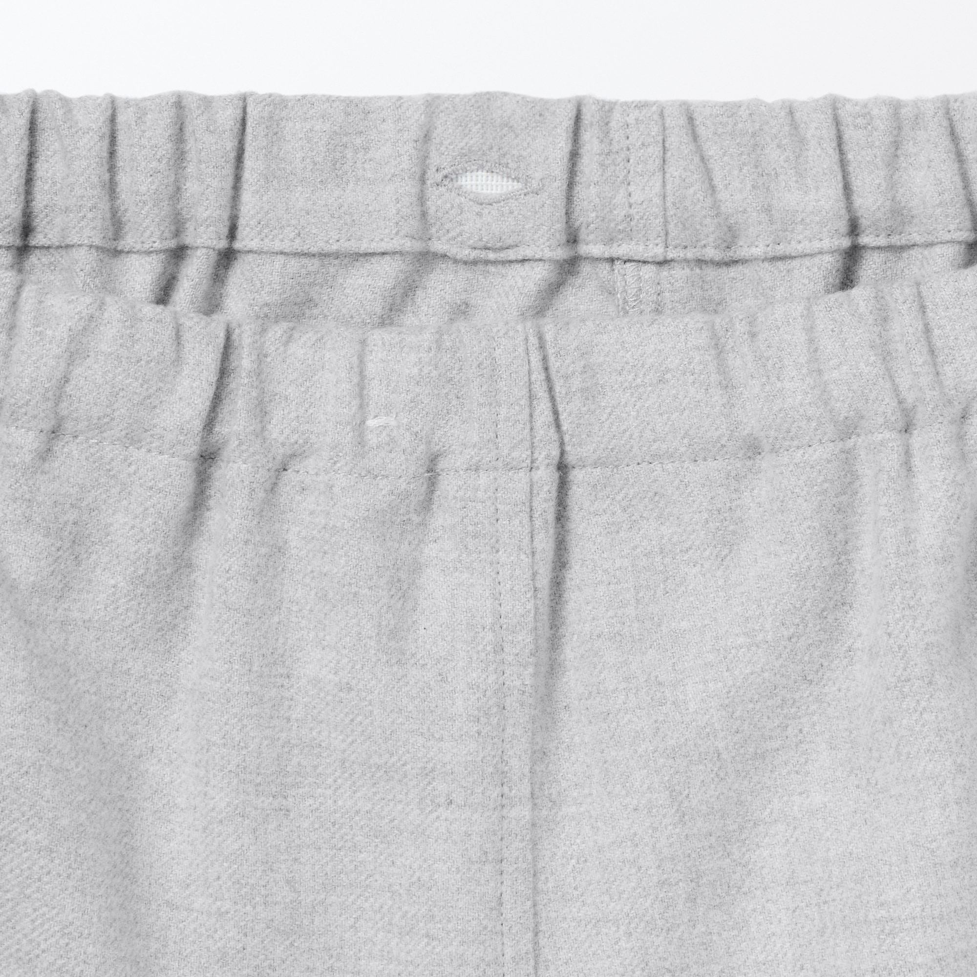 紳士　脇に縫い目のない　フランネル長袖パジャマ