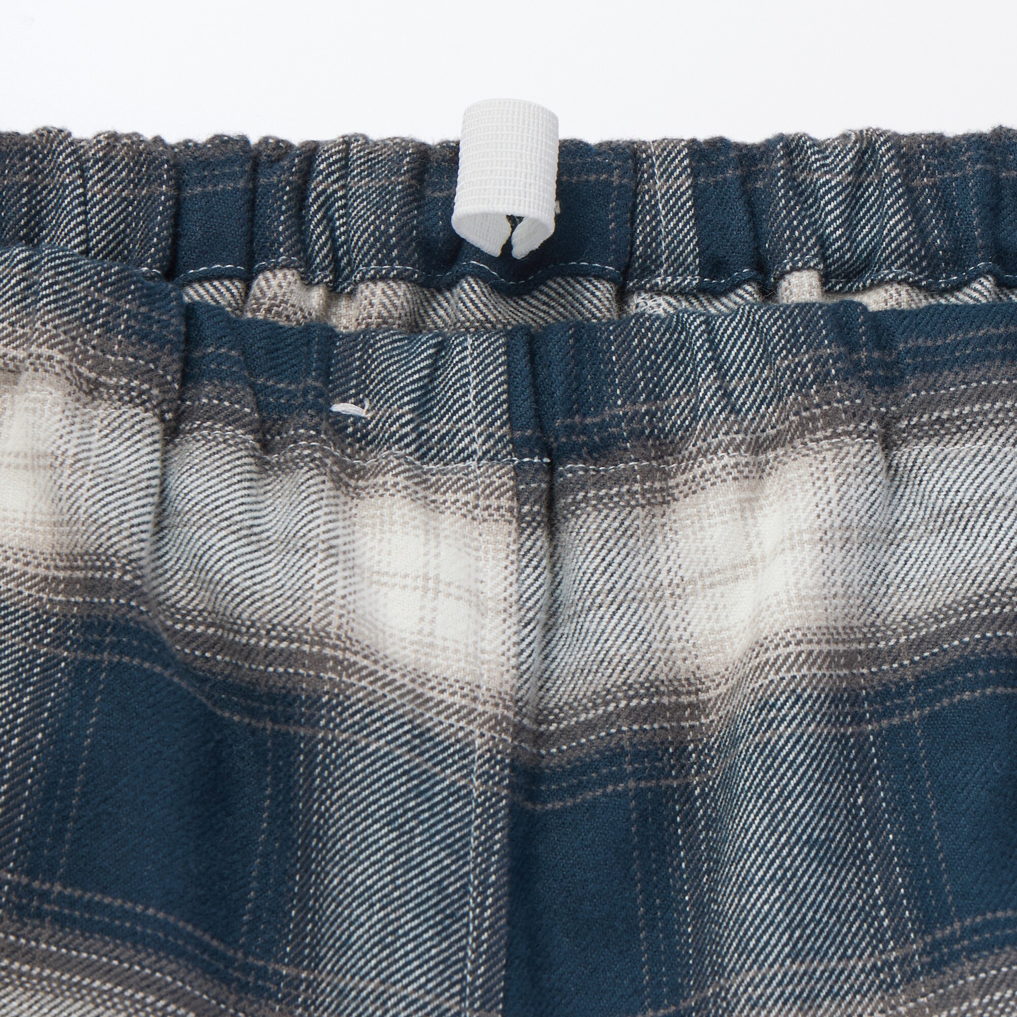 紳士　脇に縫い目のない　フランネル長袖パジャマ