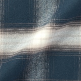 紳士　脇に縫い目のない　フランネル長袖パジャマ