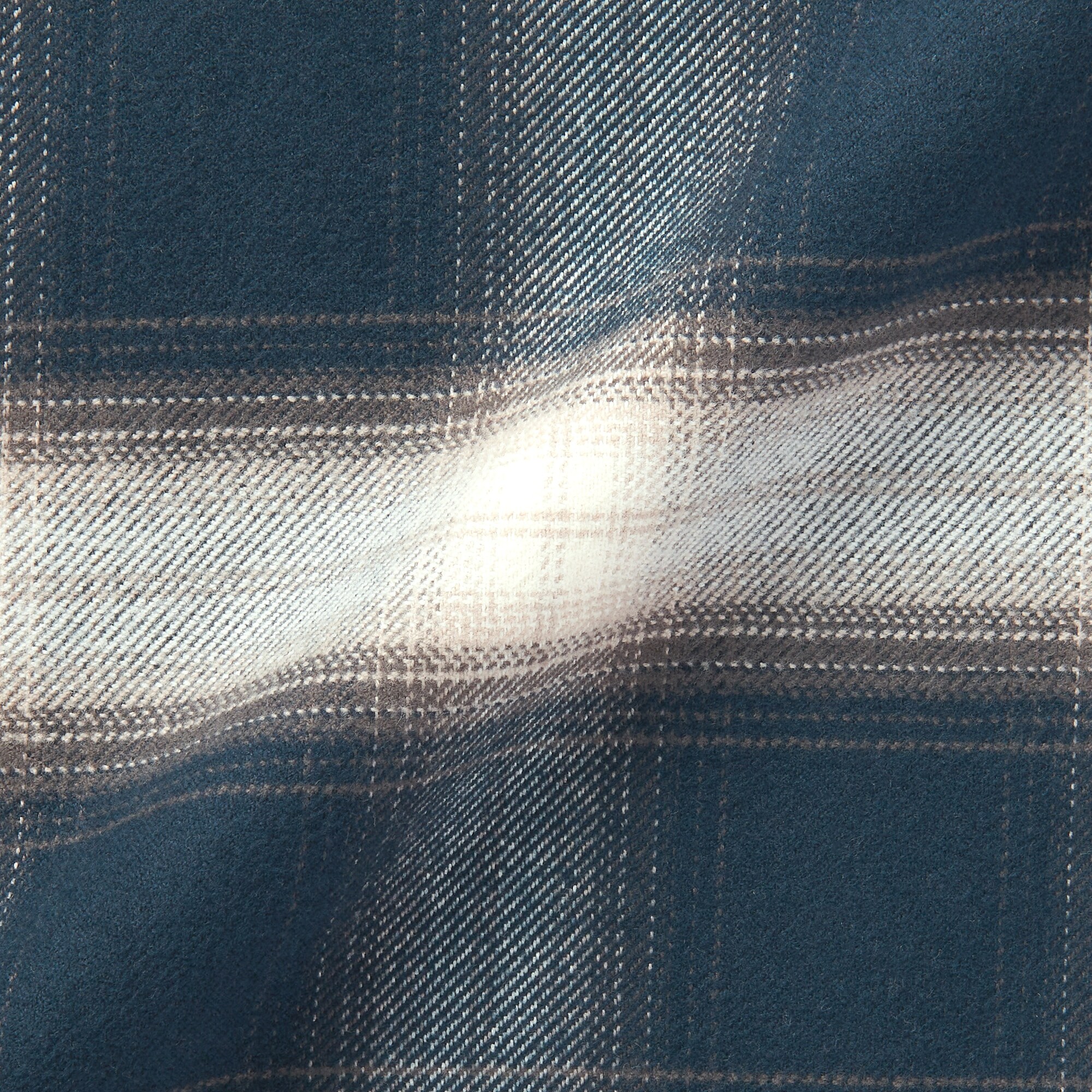 紳士　脇に縫い目のない　フランネル長袖パジャマ