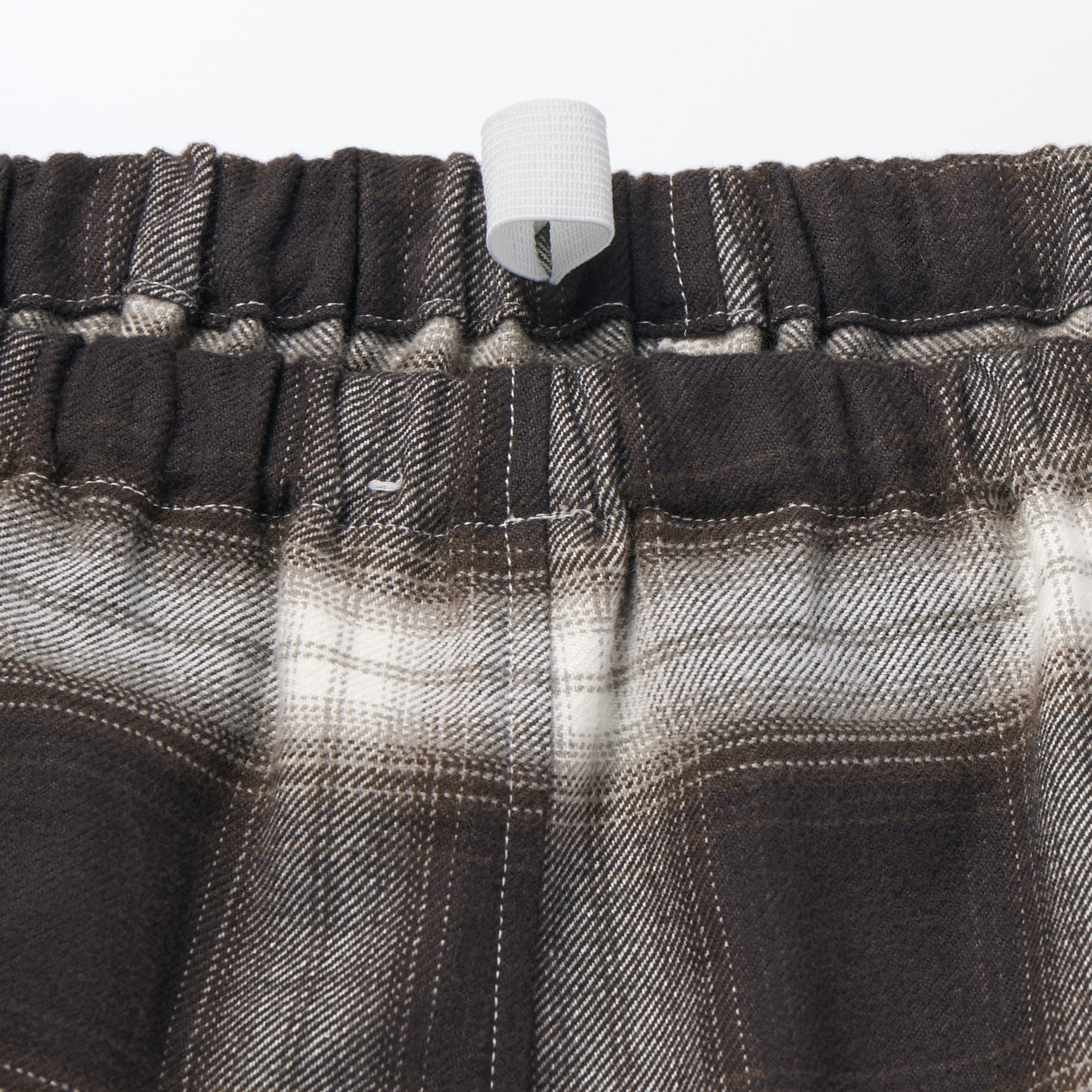 紳士　脇に縫い目のない　フランネル長袖パジャマ