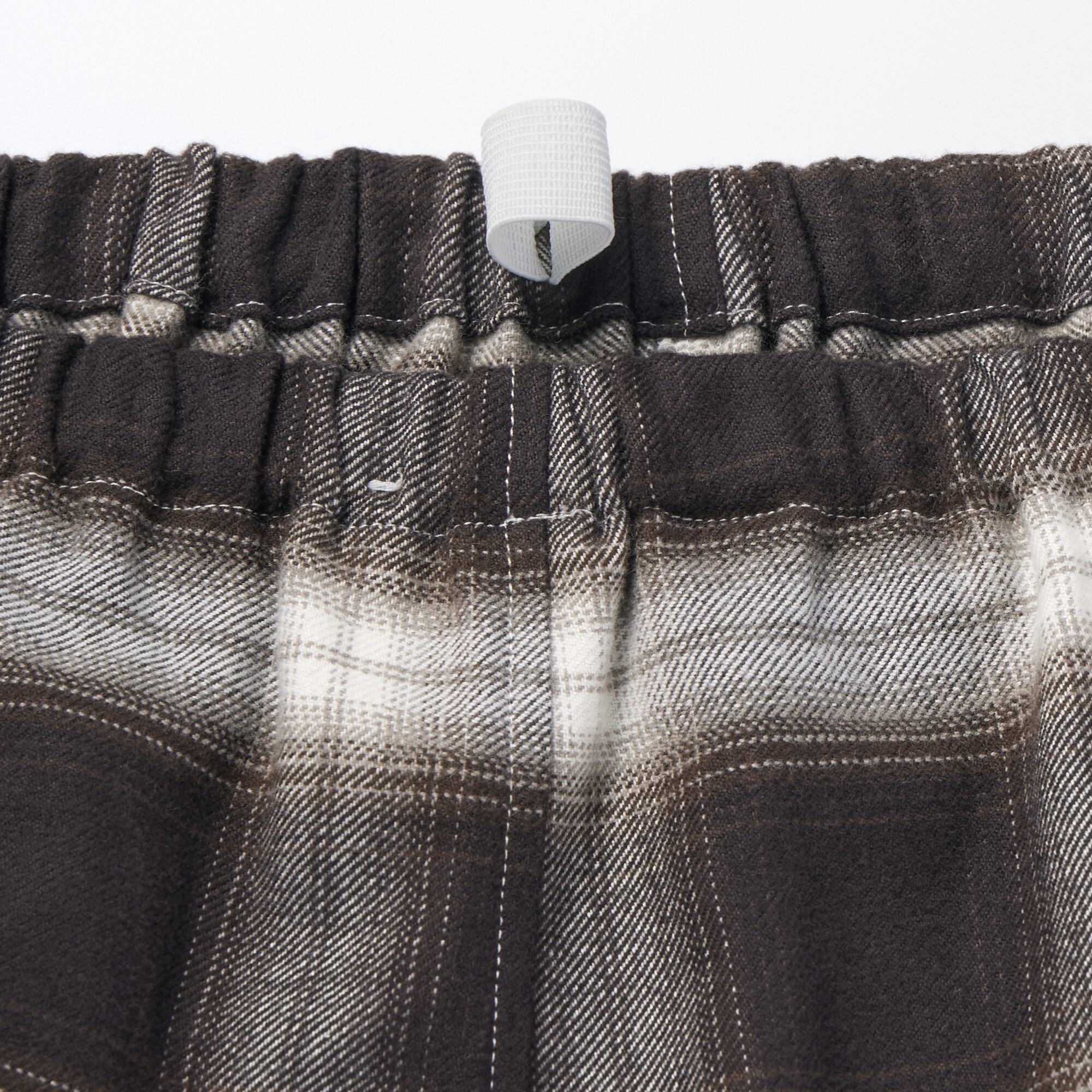 紳士　脇に縫い目のない　フランネル長袖パジャマ