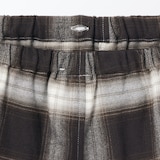 紳士　脇に縫い目のない　フランネル長袖パジャマ