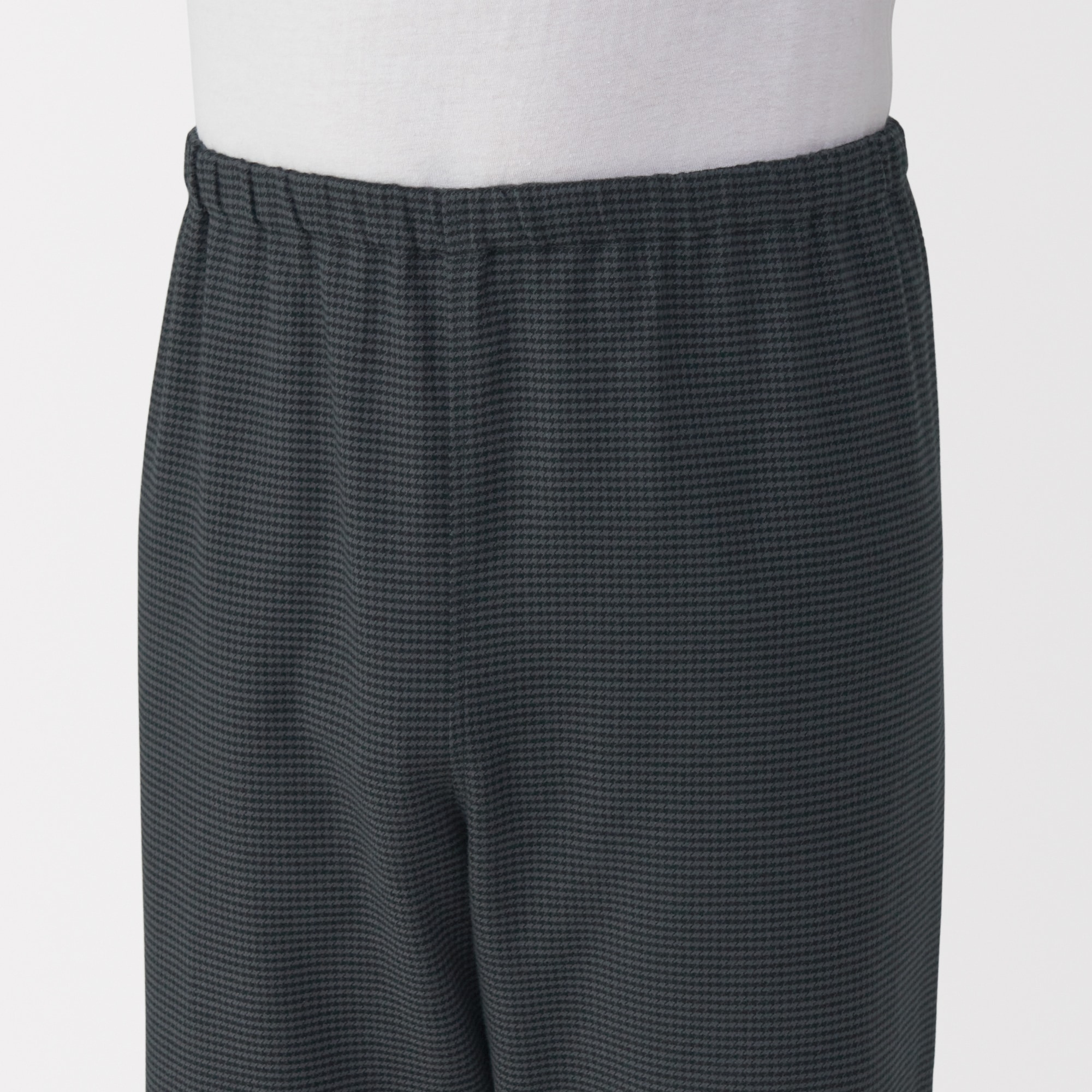 紳士　脇に縫い目のない　フランネル長袖パジャマ