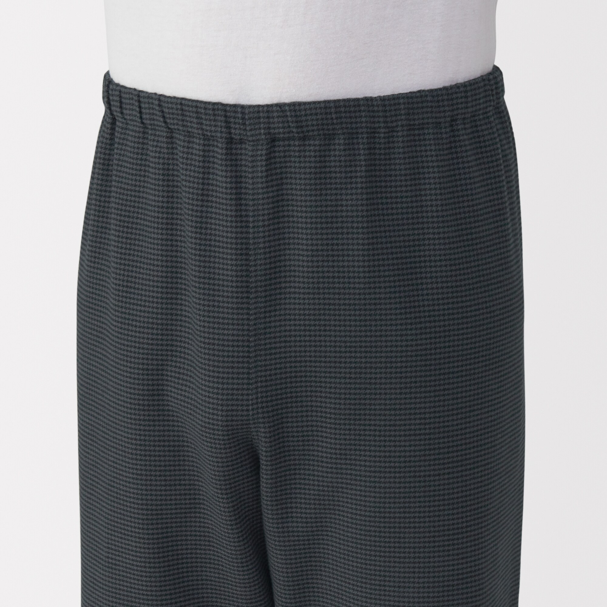 紳士　脇に縫い目のない　フランネル長袖パジャマ