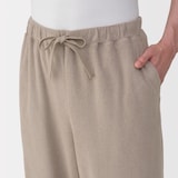 紳士　着るタオル　両面パイル　五分袖ルームウェアセット