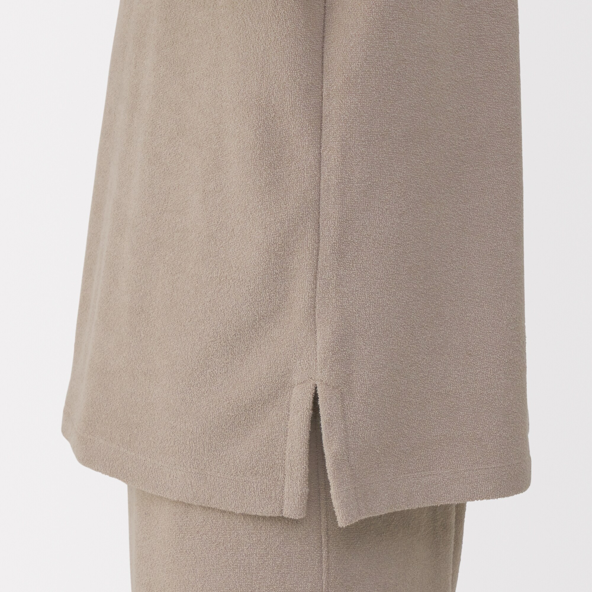 紳士　着るタオル　両面パイル　五分袖ルームウェアセット