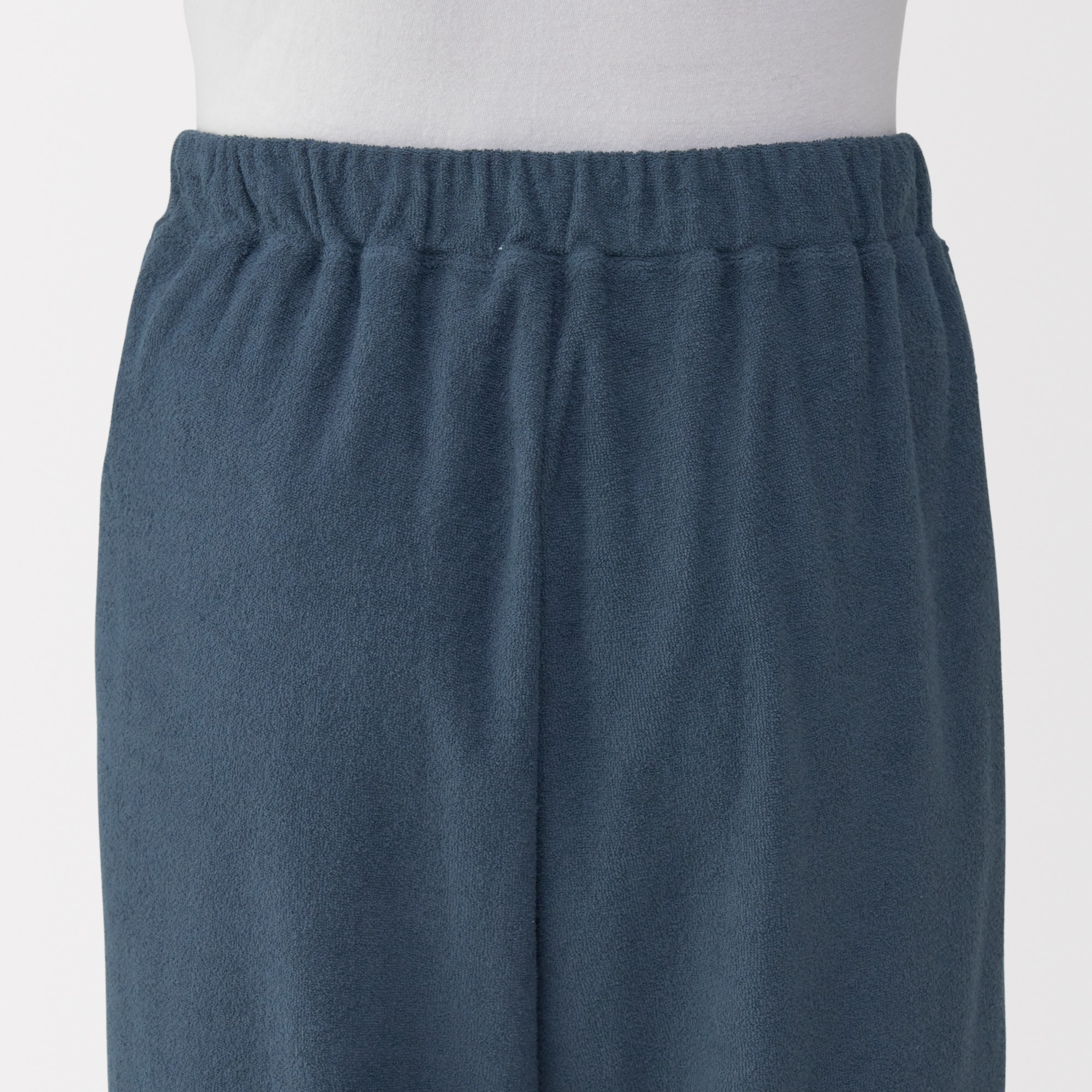 紳士　着るタオル　両面パイル　五分袖ルームウェアセット