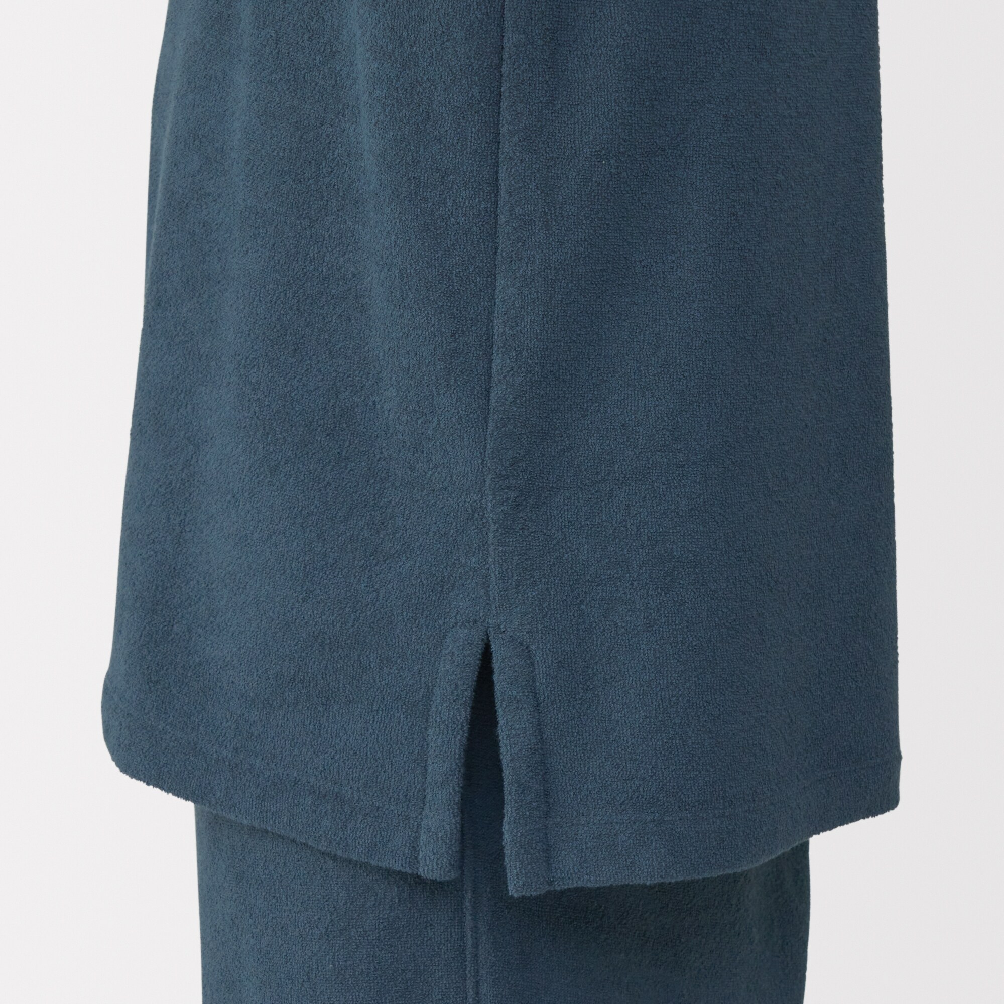 紳士　着るタオル　両面パイル　五分袖ルームウェアセット