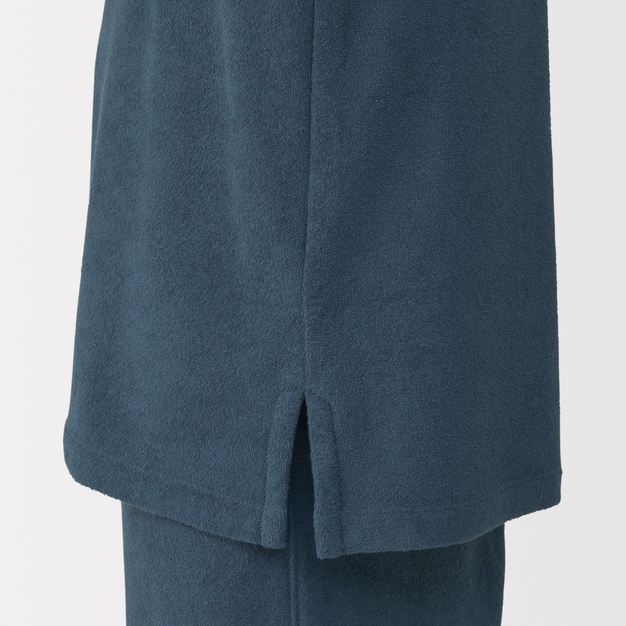 紳士　着るタオル　両面パイル　五分袖ルームウェアセット