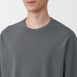 紳士　スムース編み　長袖ルームウェアセット