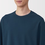 紳士　スムース編み　長袖ルームウェアセット