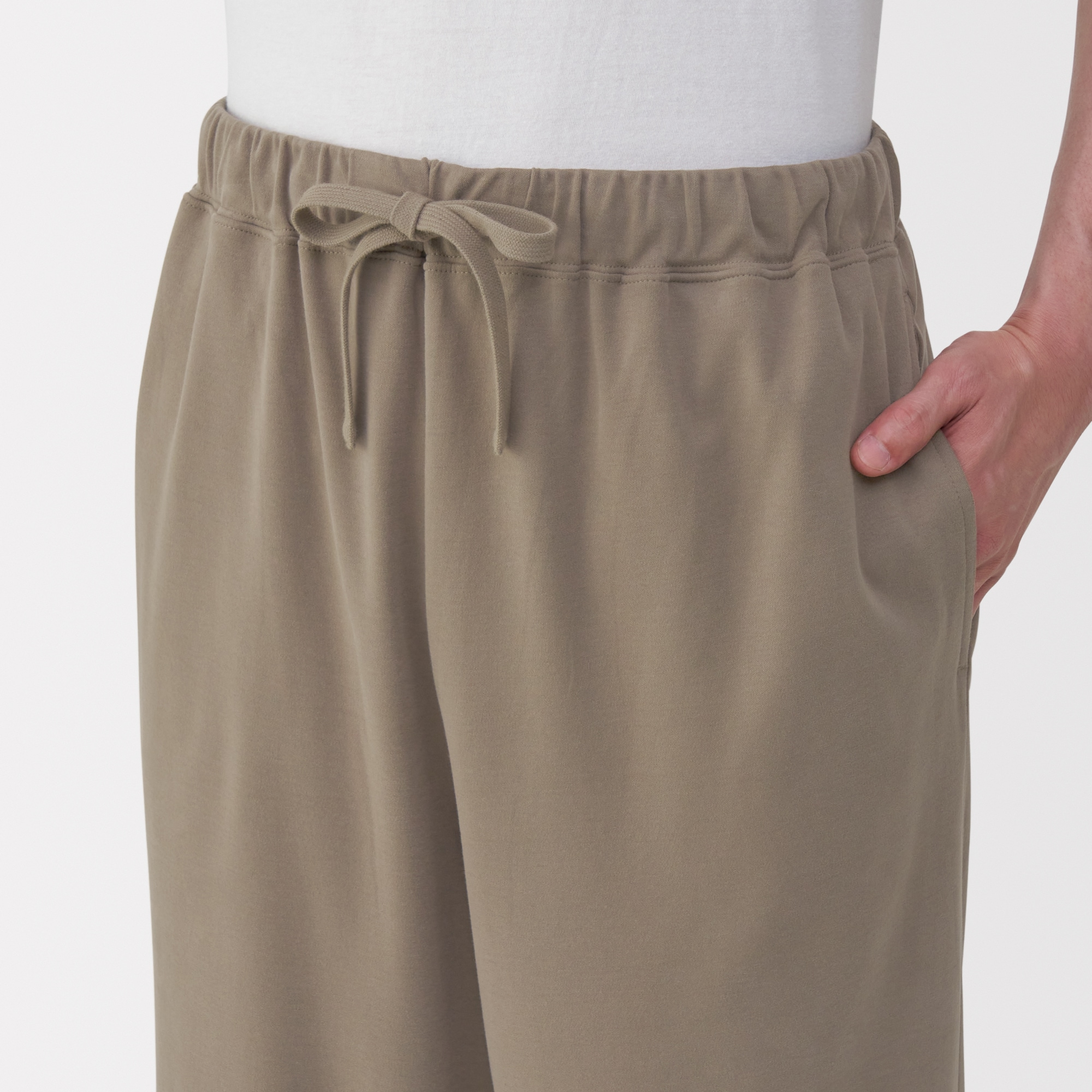 紳士　スムース編み　長袖ルームウェアセット