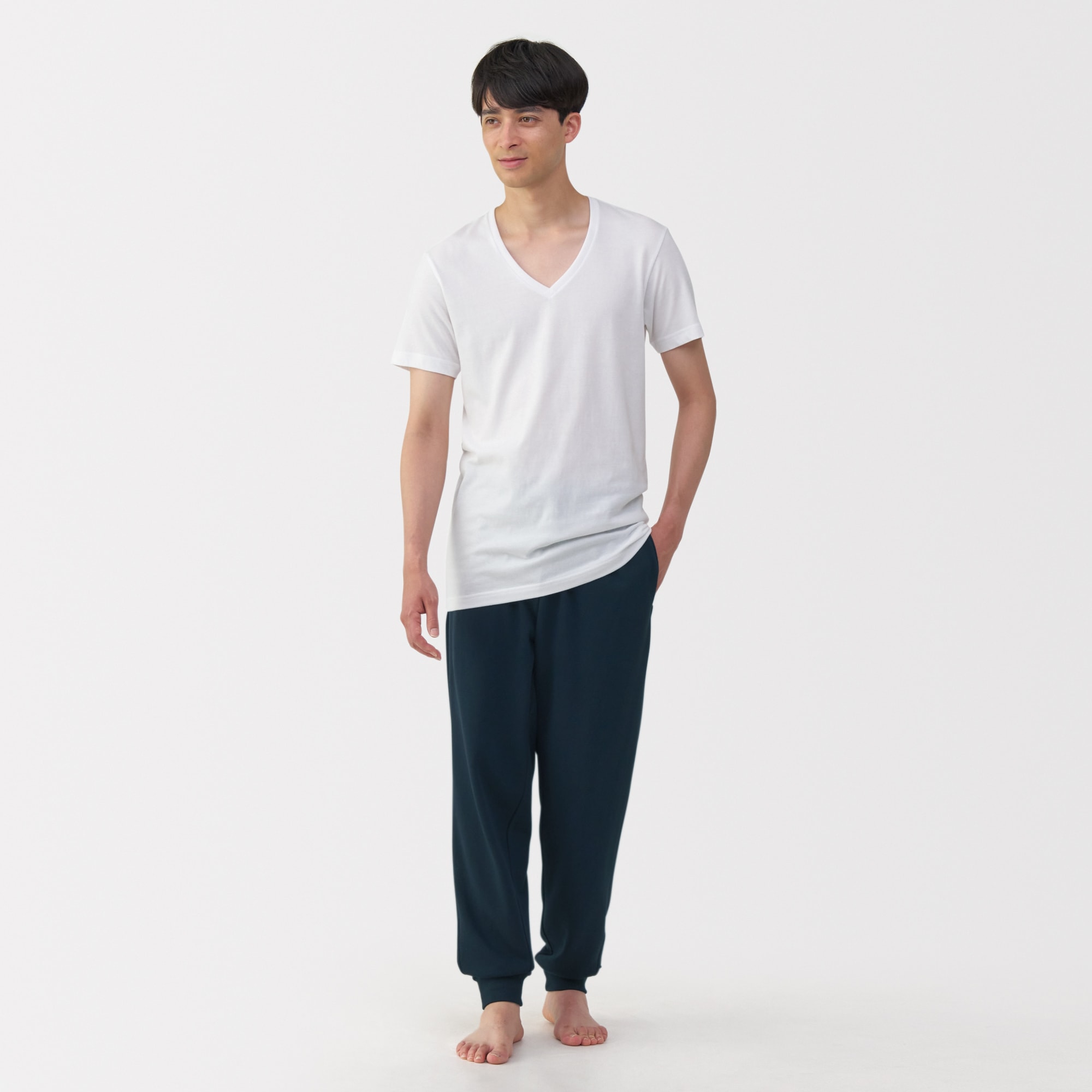 紳士　甘撚りスウェット　ロングパンツ