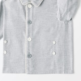 ベビー　脇に縫い目のない　フランネル　お着替えパジャマ