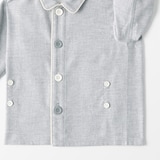 ベビー　脇に縫い目のない　フランネル　お着替えパジャマ